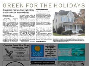 Onancock homes tour highlights environmental stewardship